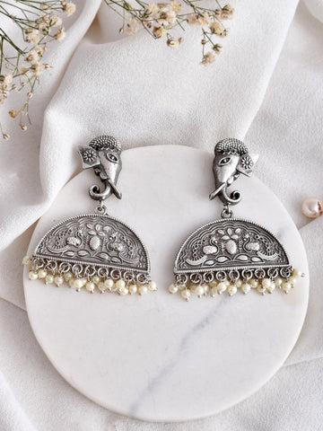 Threaded Tassels Earring