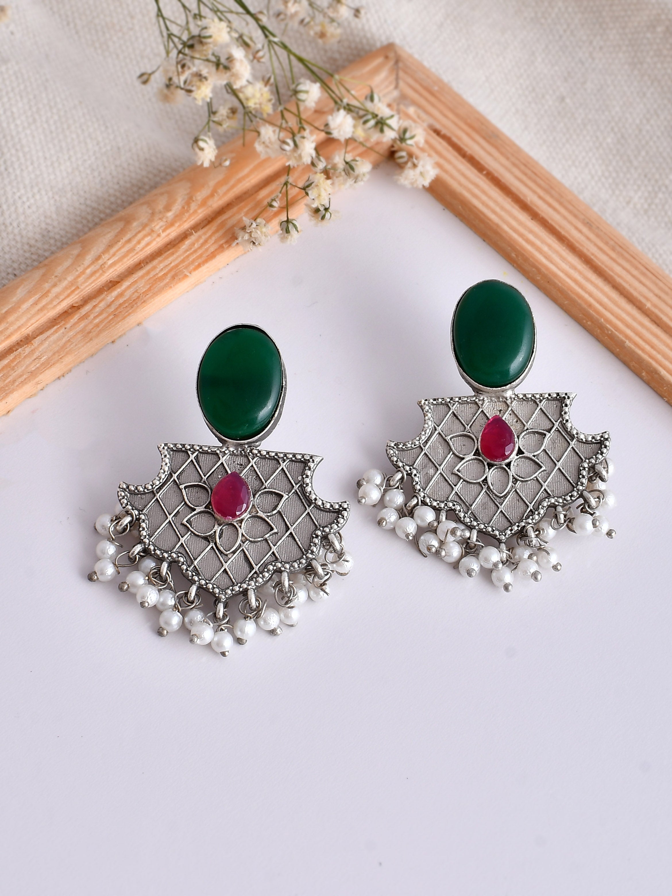 Dark Emerald Drops