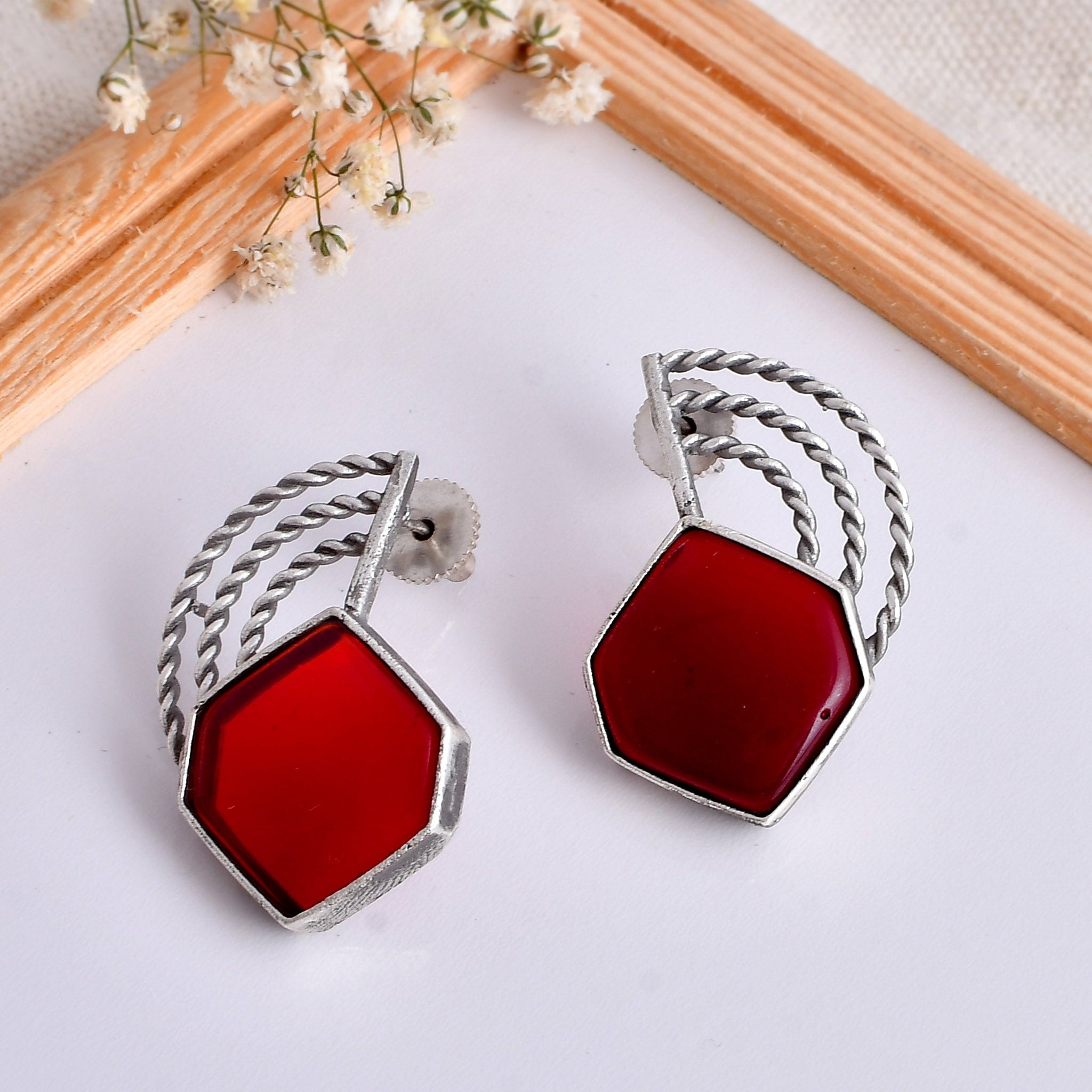 Marsala Marvels Earring