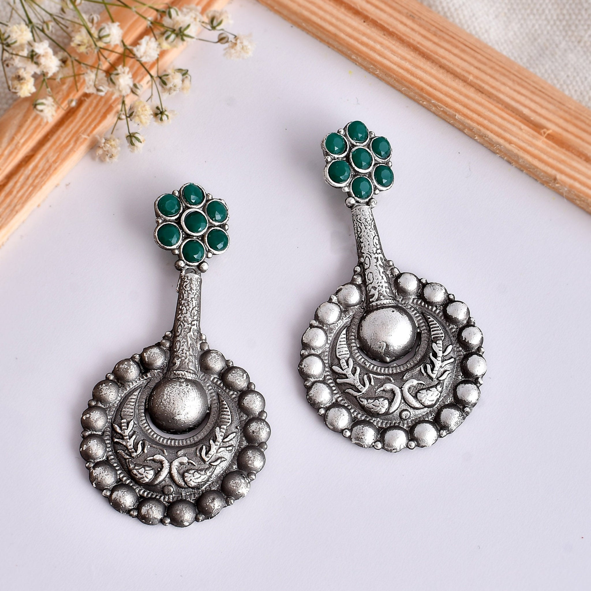 Minted Majesty Earring