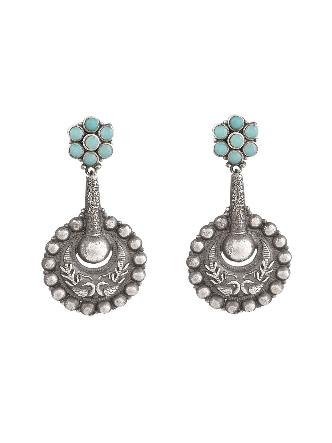 Seafoam Floral Bliss Earring
