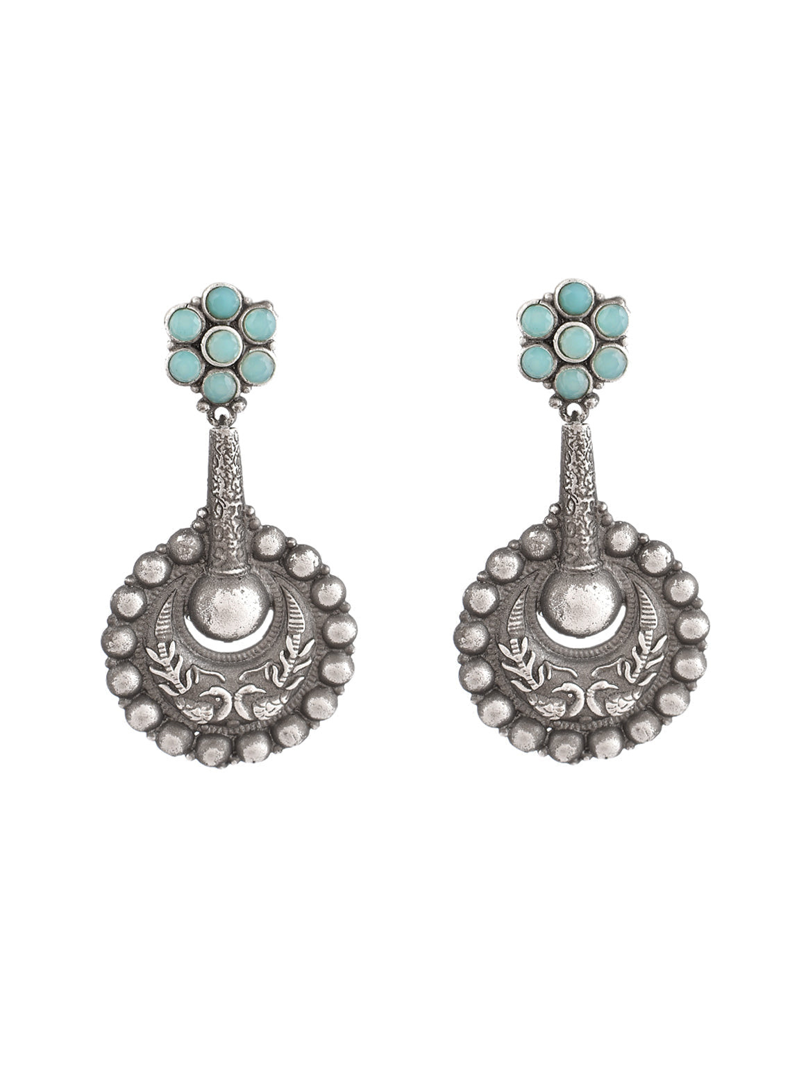 Seafoam Floral Bliss Earring