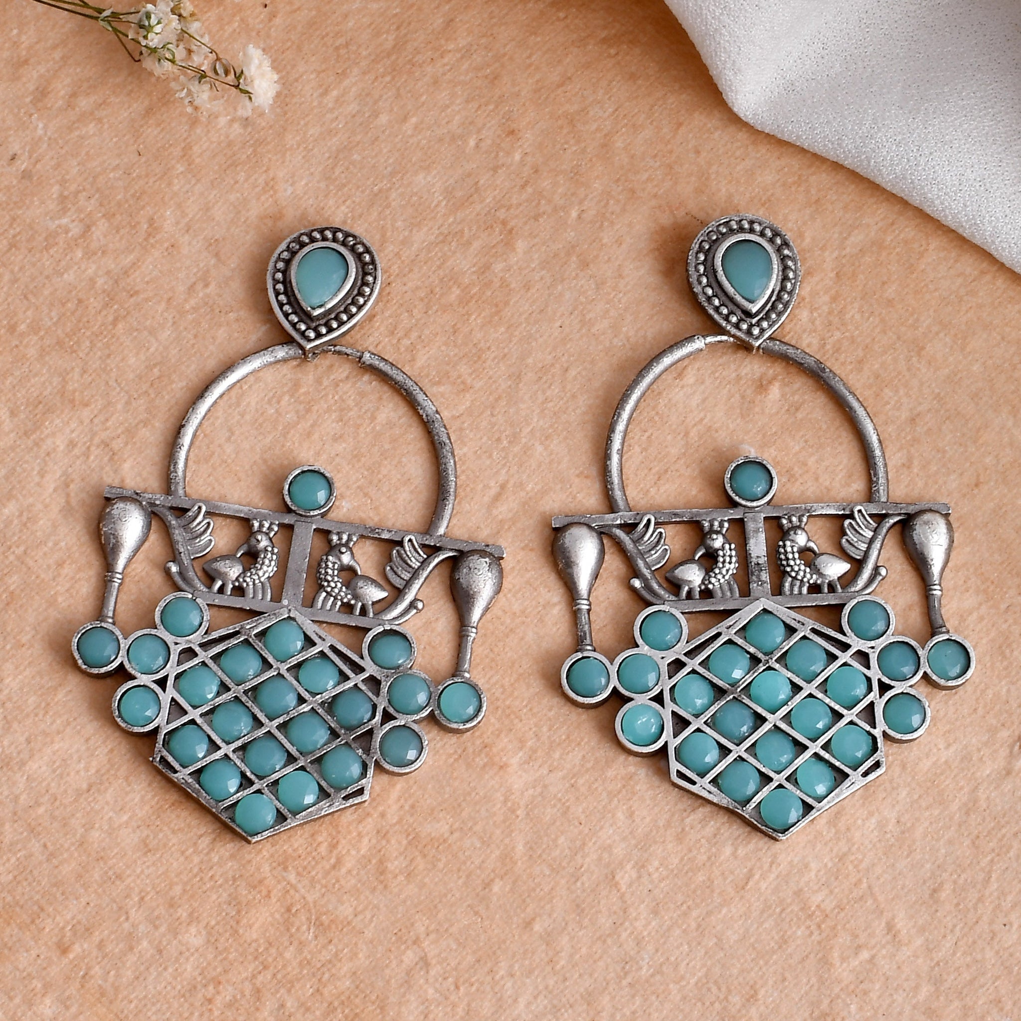 Turquoise Glow Earring