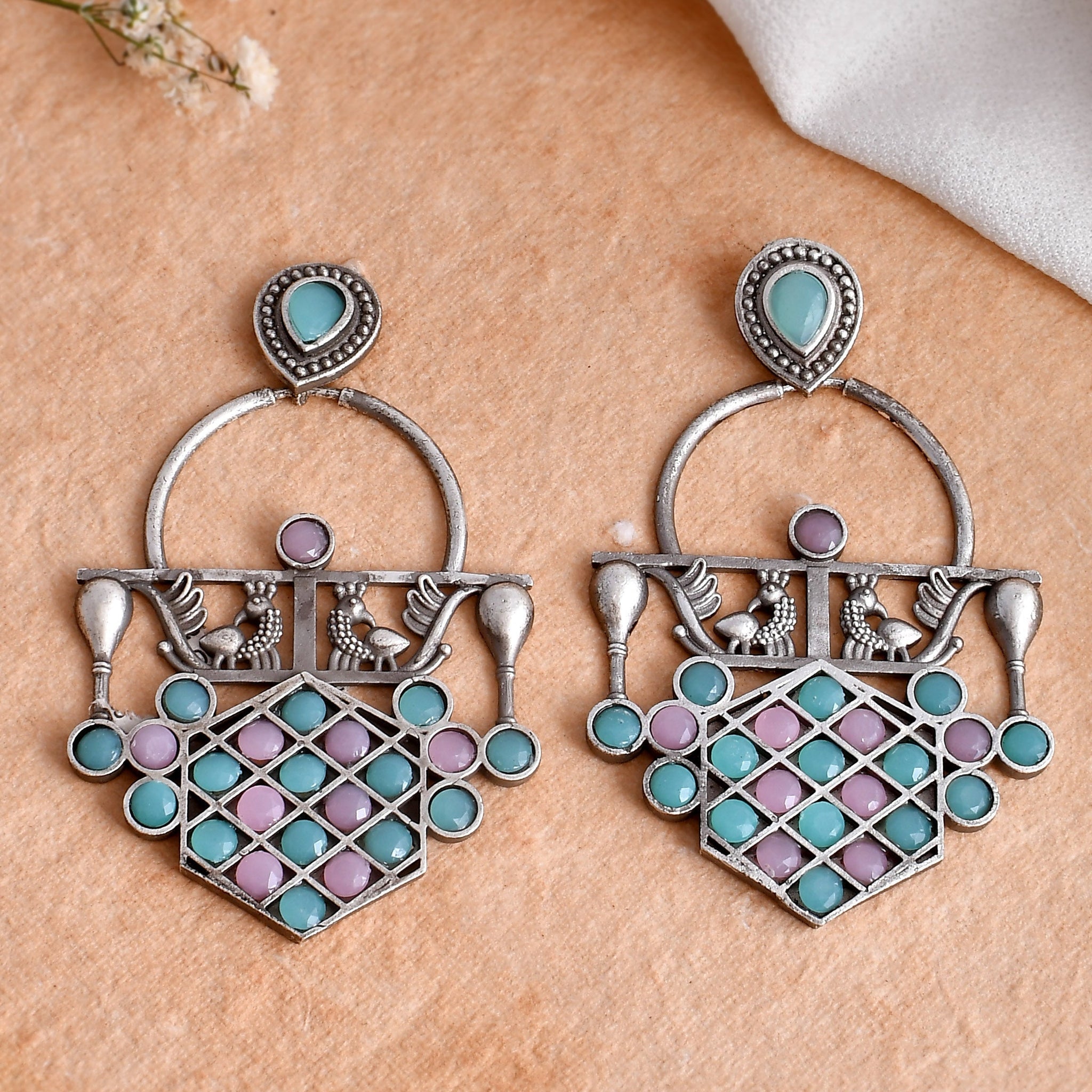 Candy Pink Charm Earring
