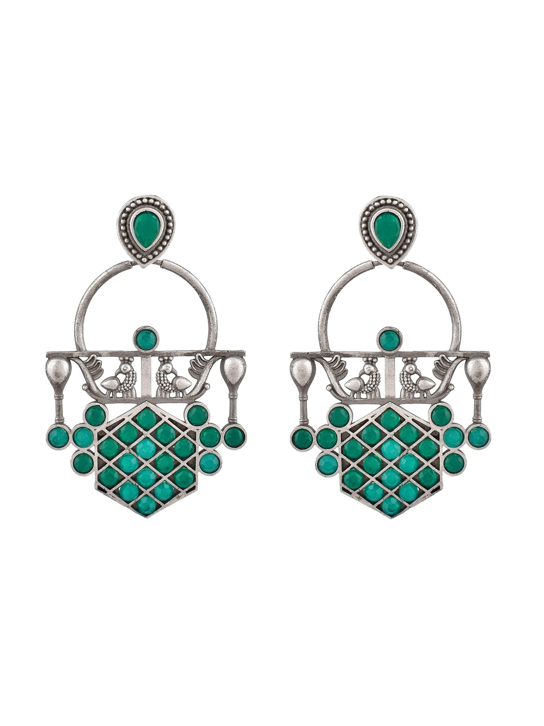 Emerald Eclipse Earring