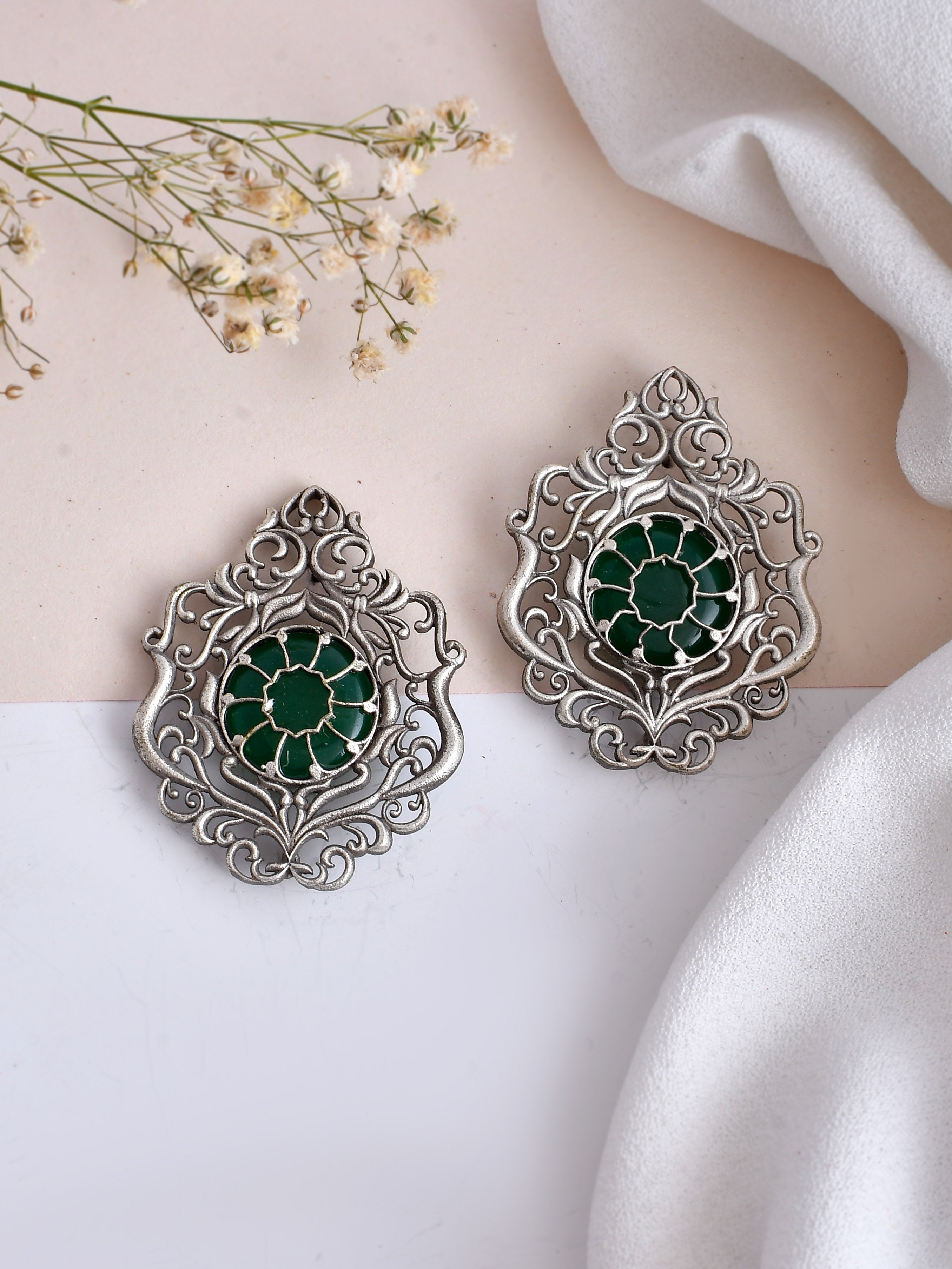 Green Goddess Earring