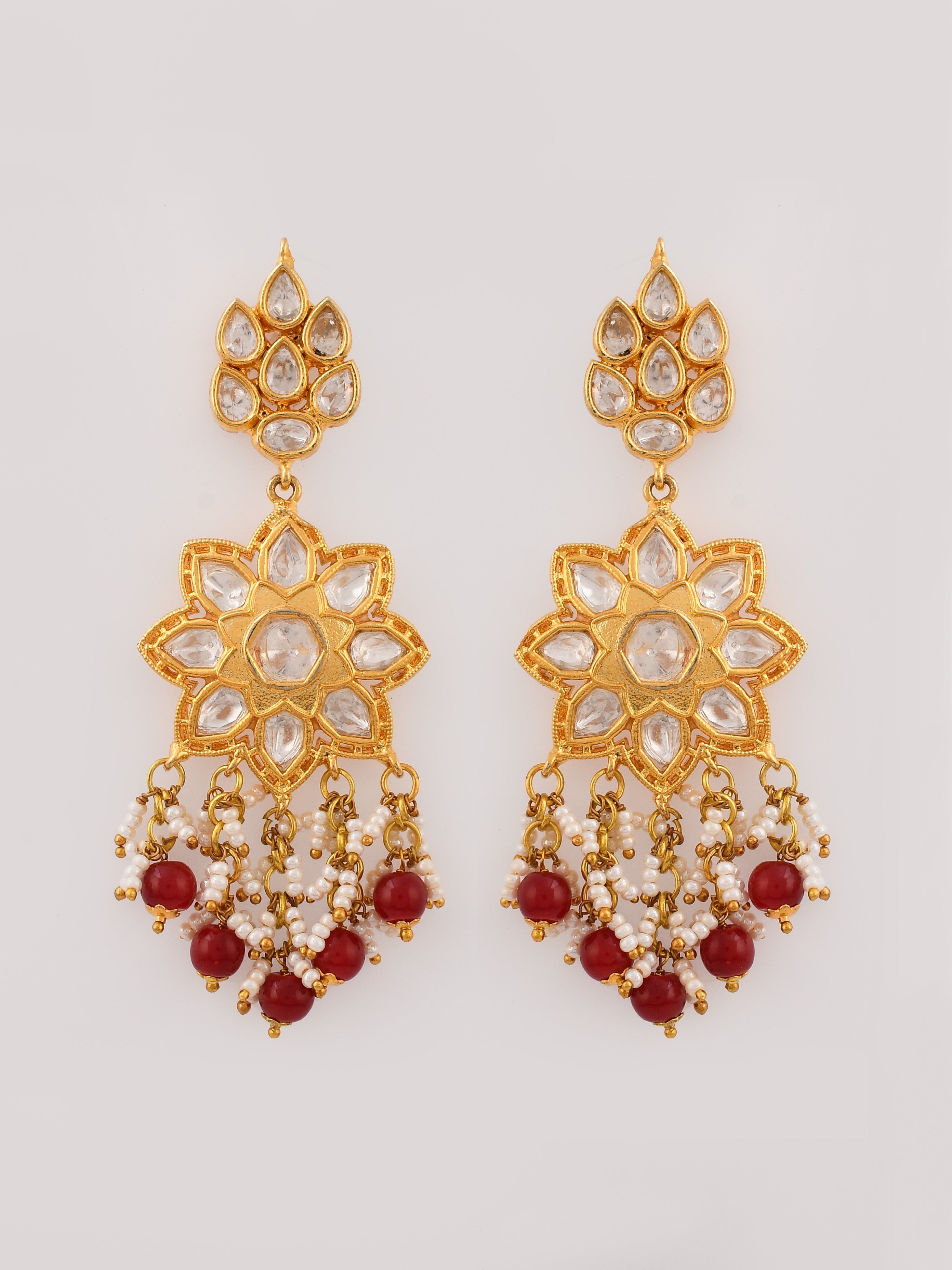Dastoor Polki Kundan Designer Set