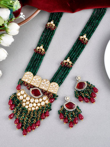 Dastoor Polki Kundan Designer Set
