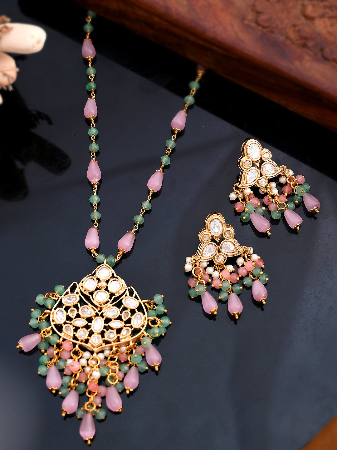 Dastoor Polki Kundan Designer Set