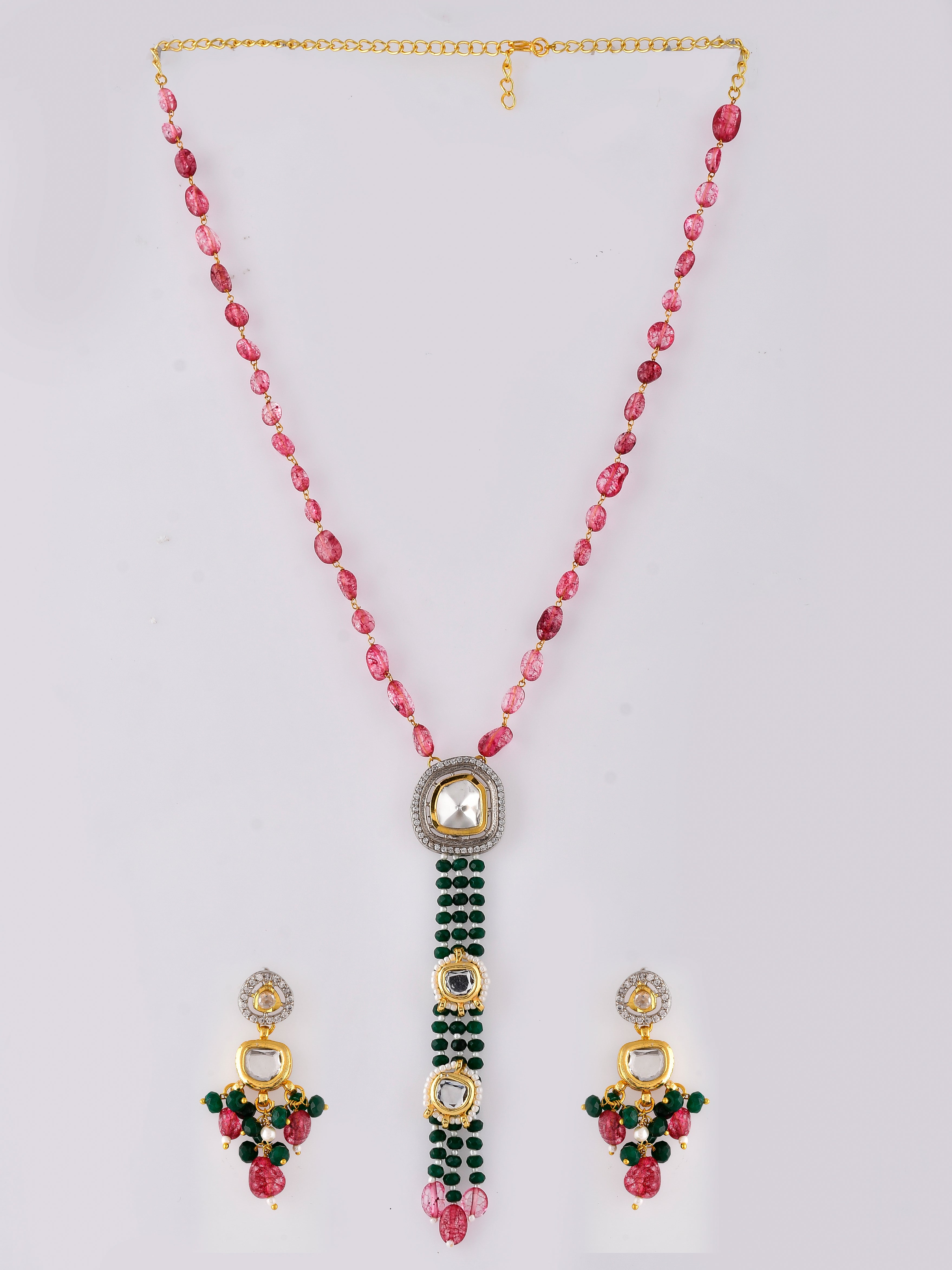 Polki Kundan Designer Necklace