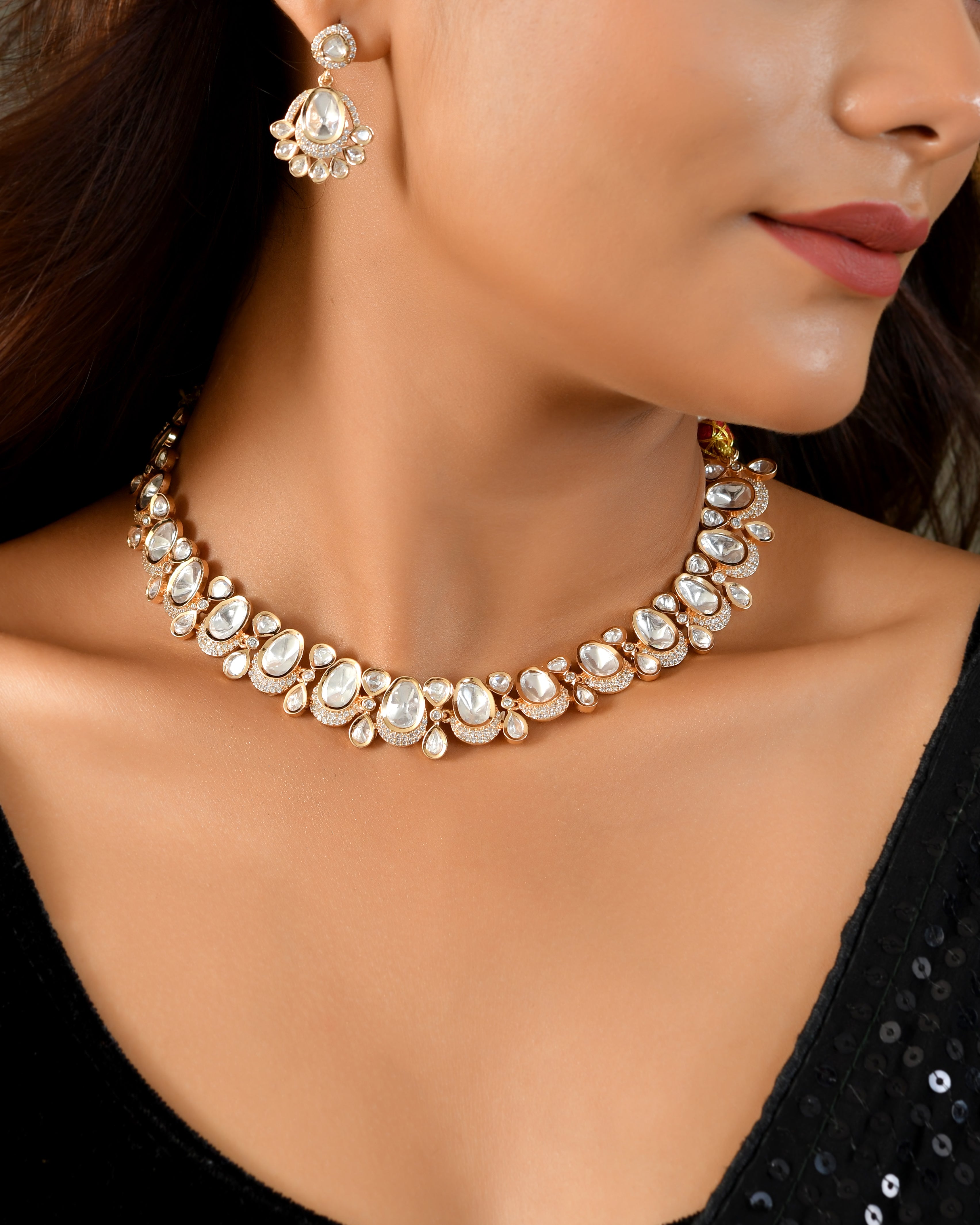 Polki Kundan Pearl Touch