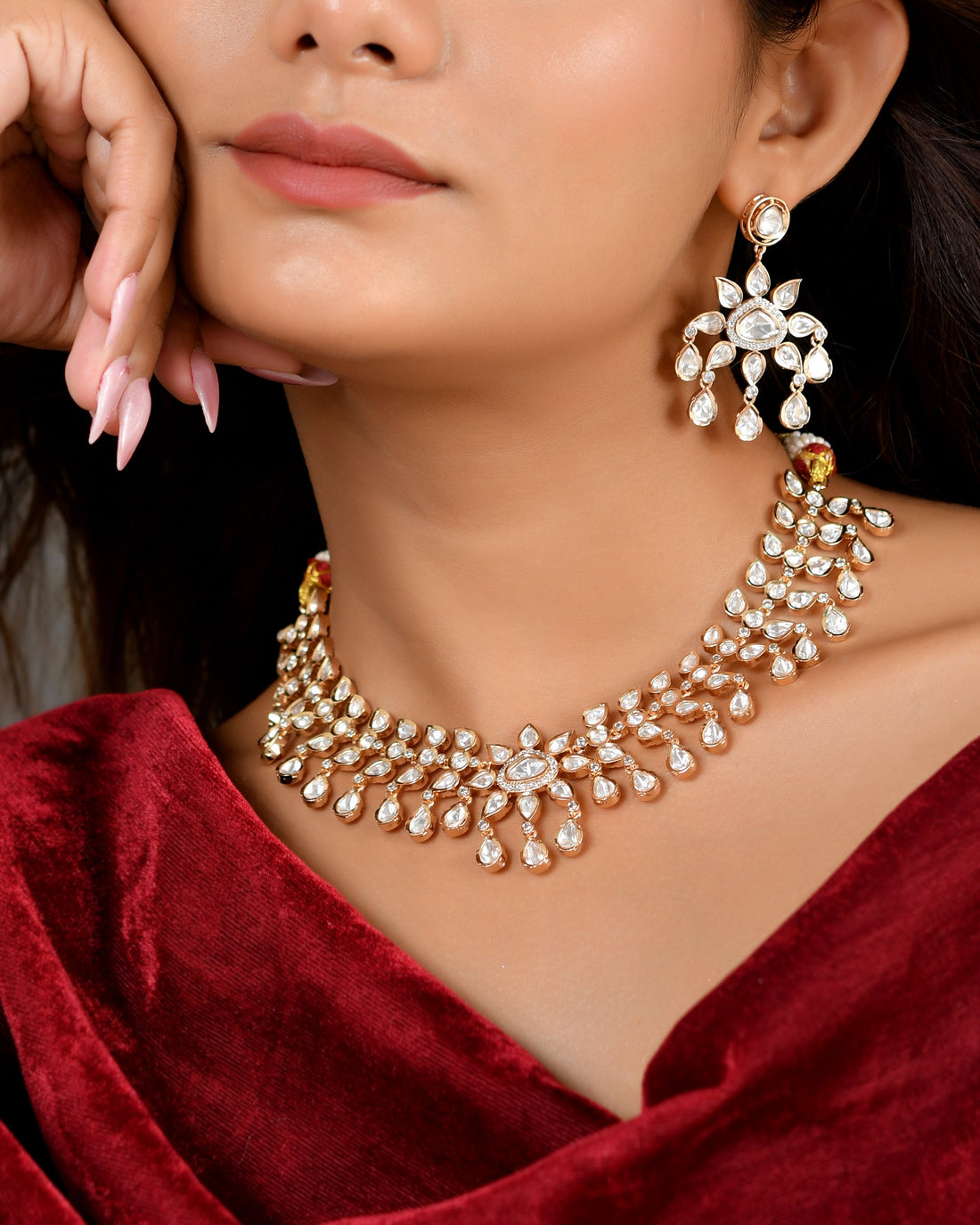Ethnic Polki Kundan Aura