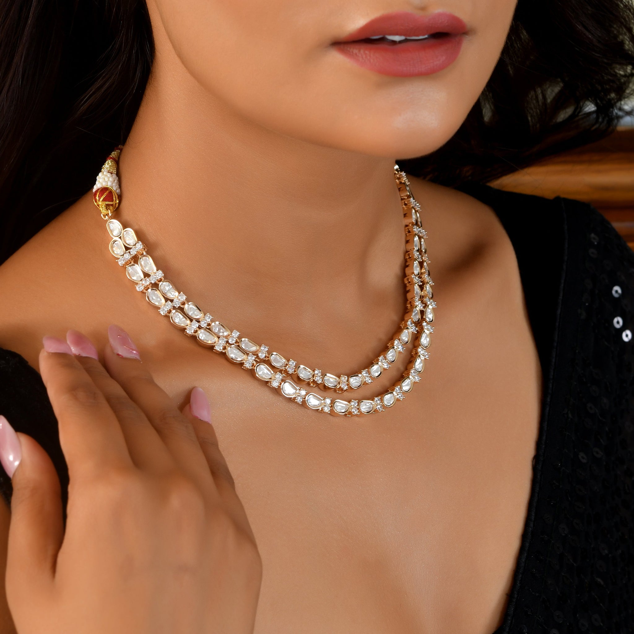 Graceful Polki Kundan Sparkle