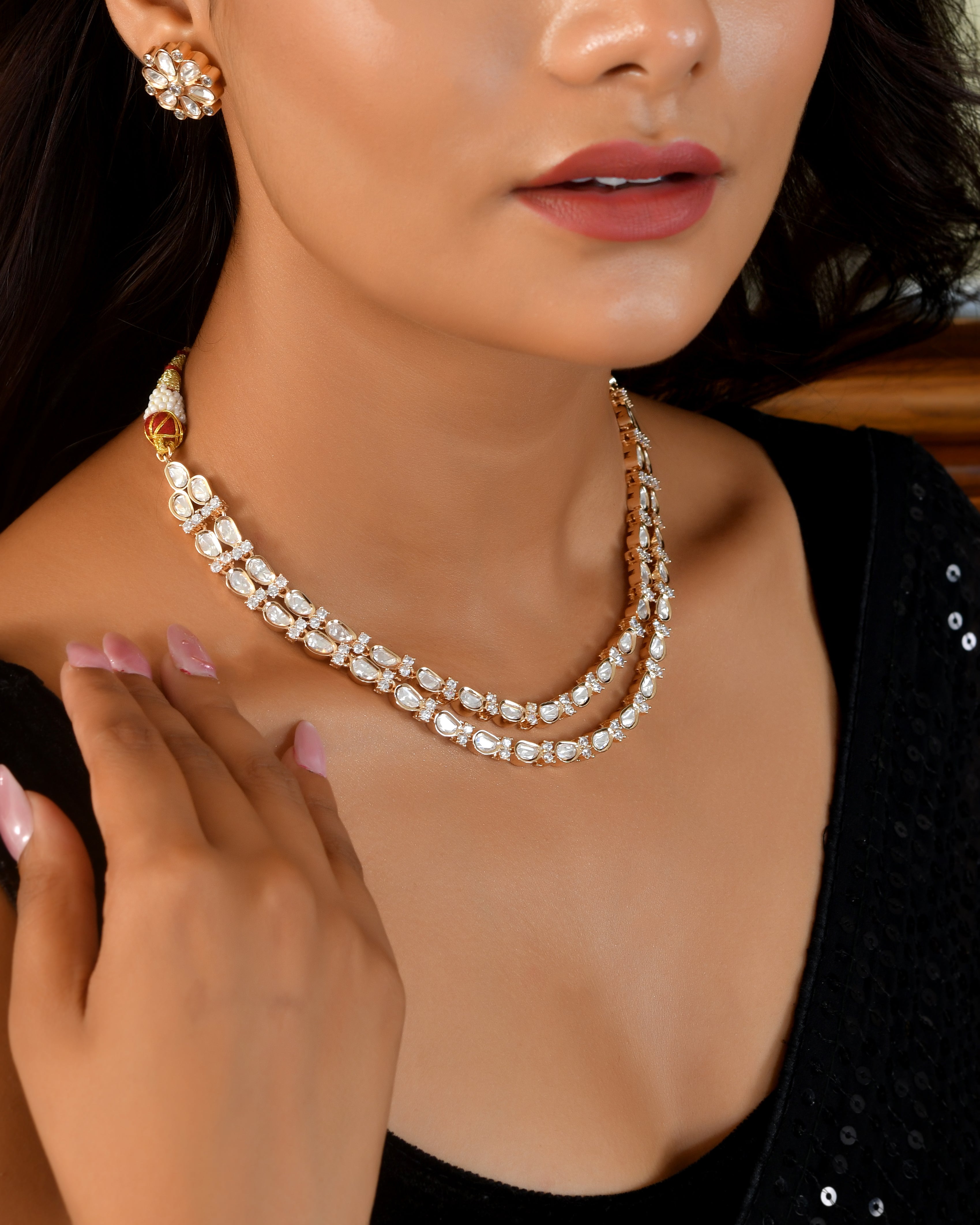 Graceful Polki Kundan Sparkle