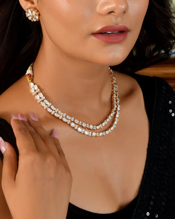 Graceful Polki Kundan Sparkle