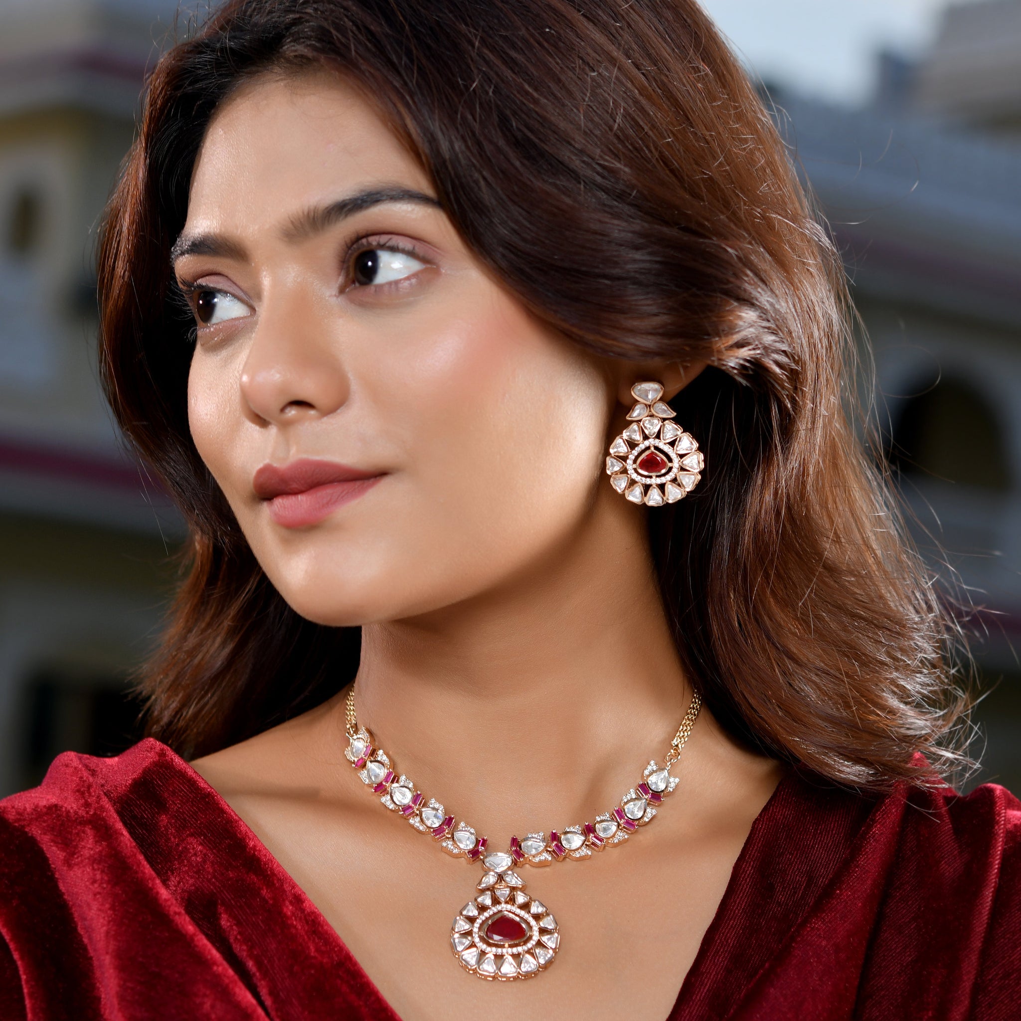 Majestic Polki Kundan Grace