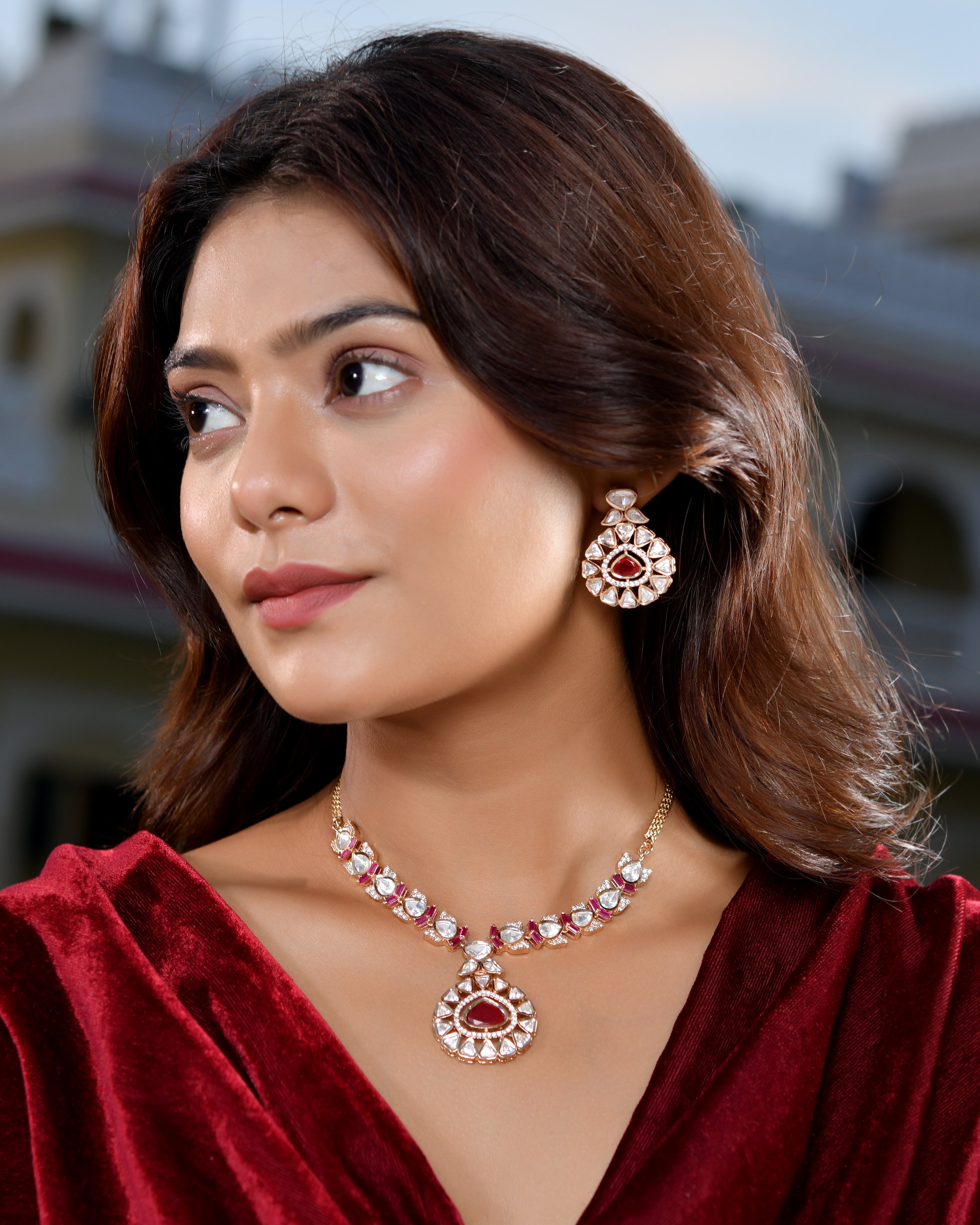 Majestic Polki Kundan Grace
