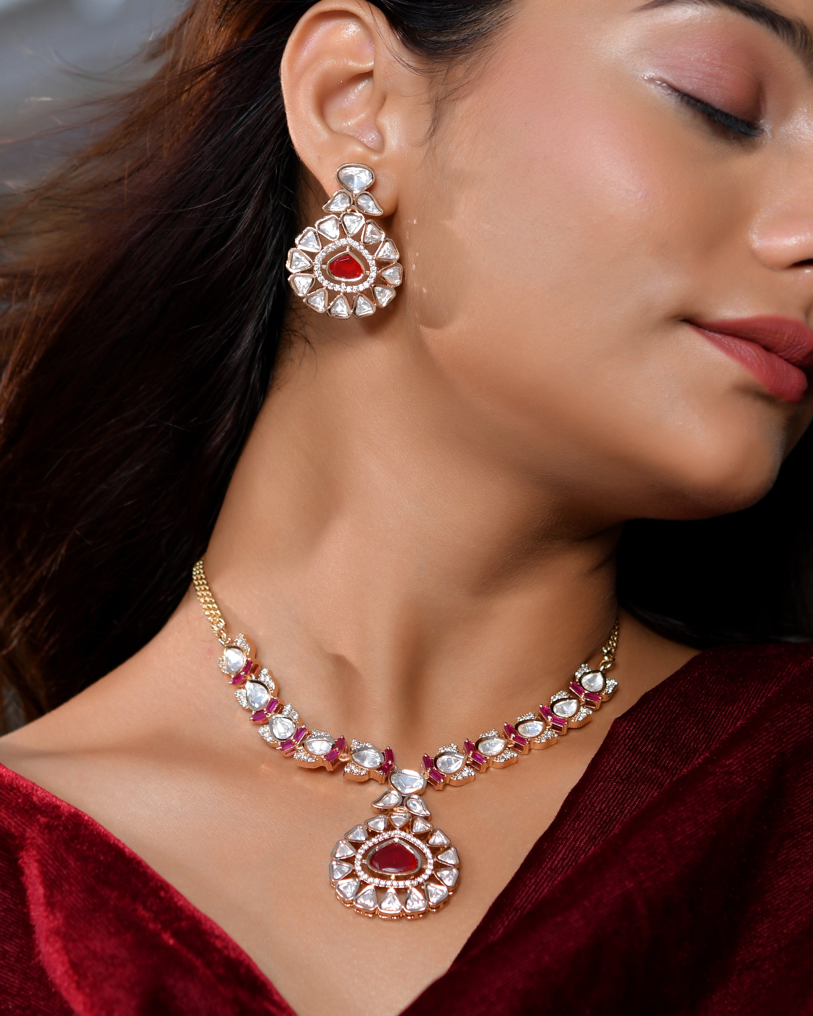 Majestic Polki Kundan Grace
