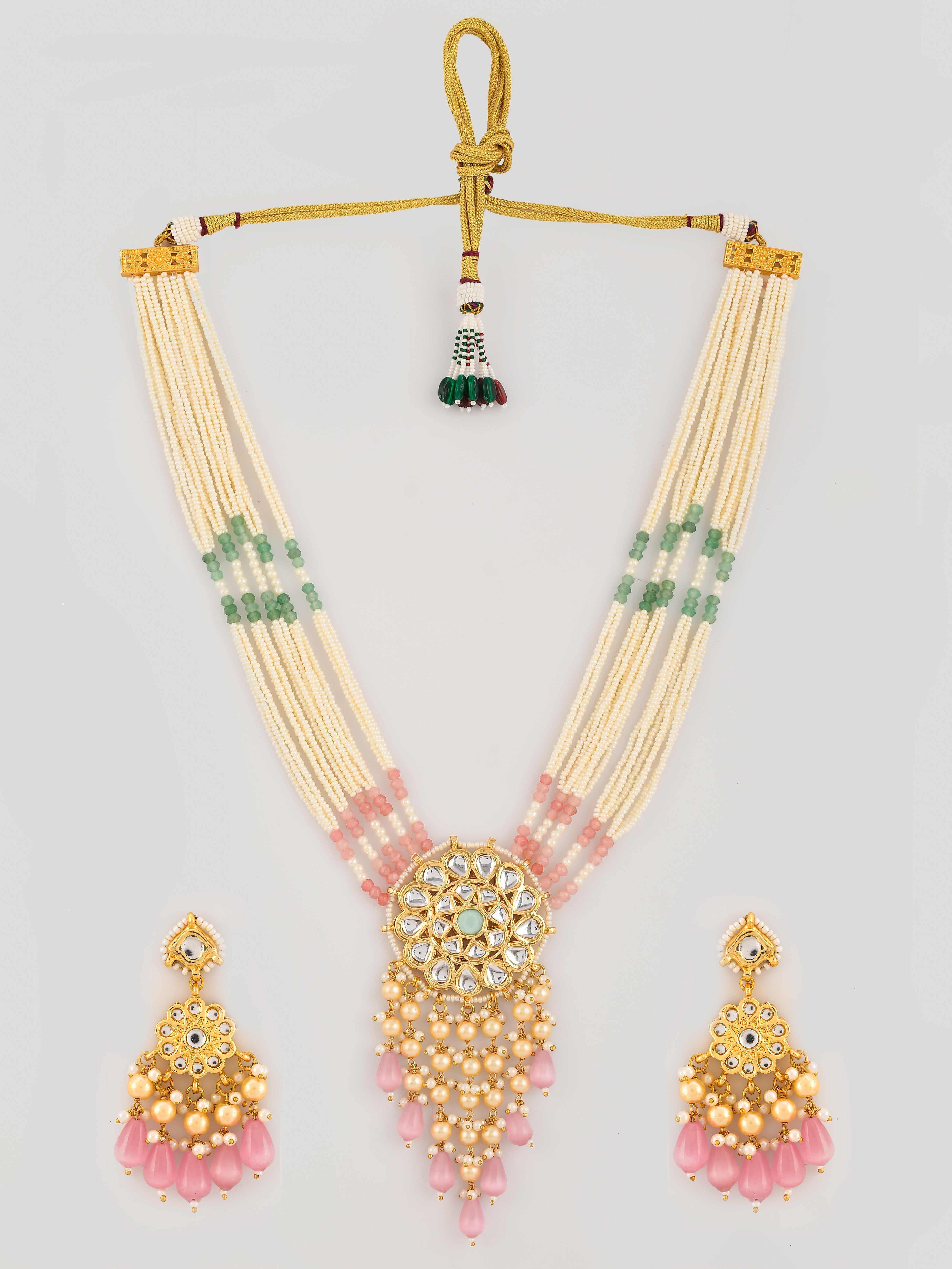 Dastoor Royal Kundan Elegance Necklace Set