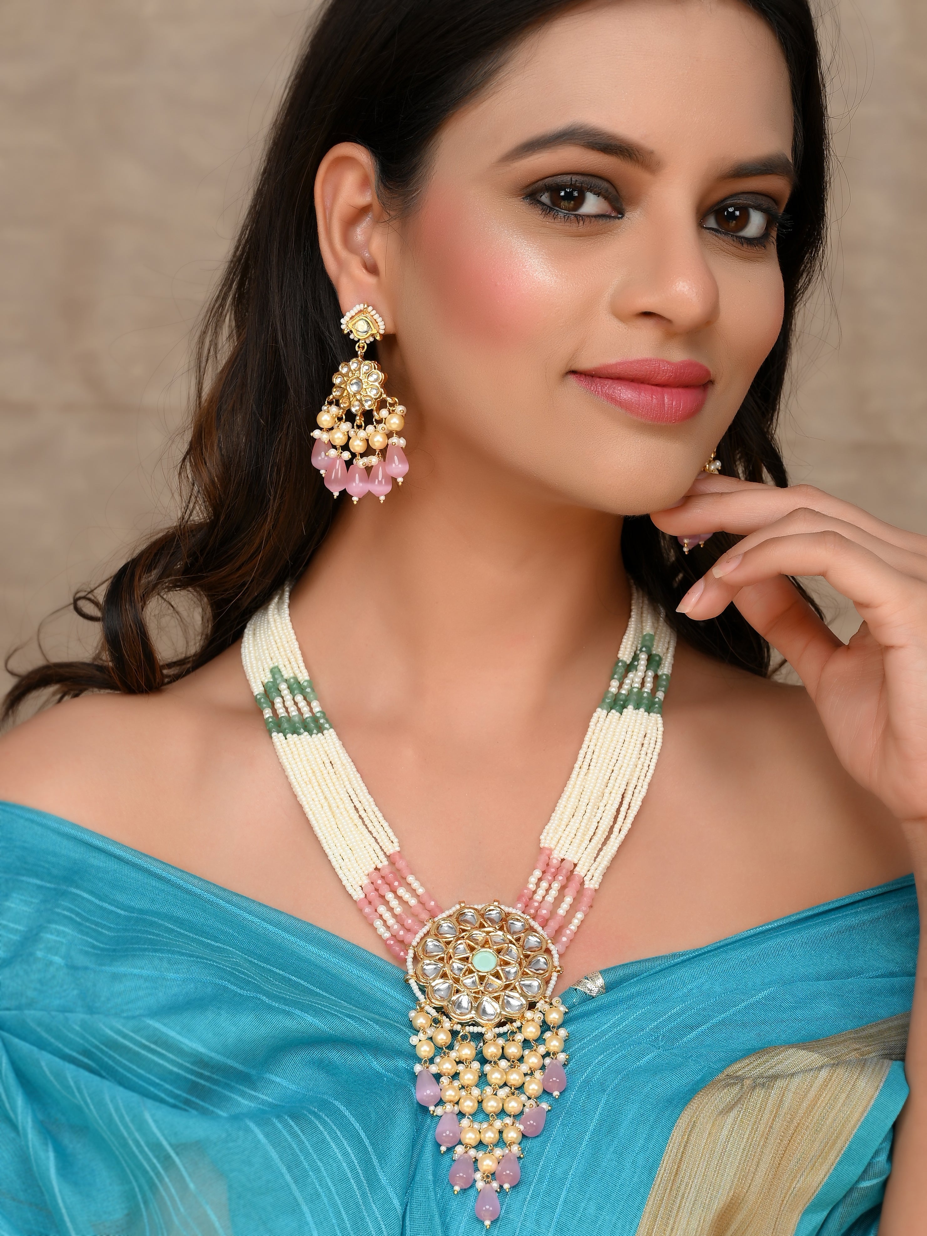 Dastoor Royal Kundan Elegance Necklace Set