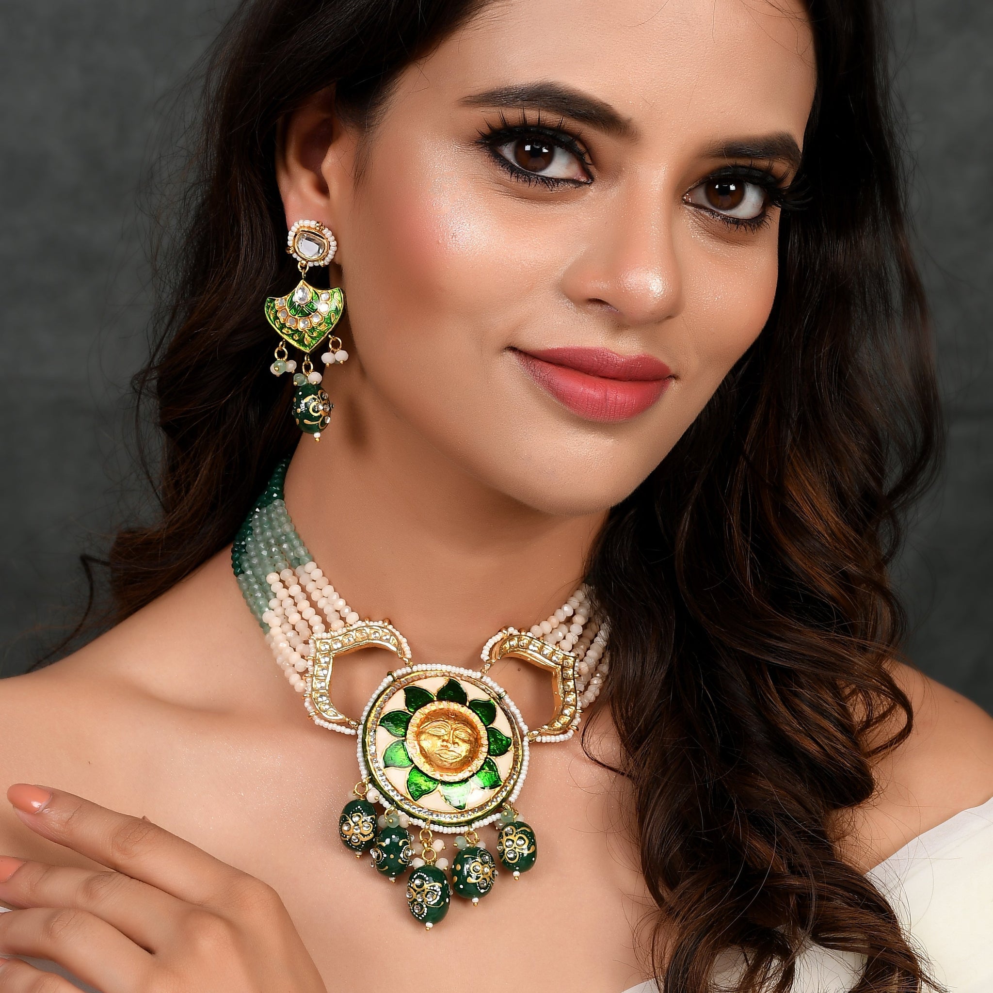 Truly Royal Whole Beautiful Choker Necklace Set