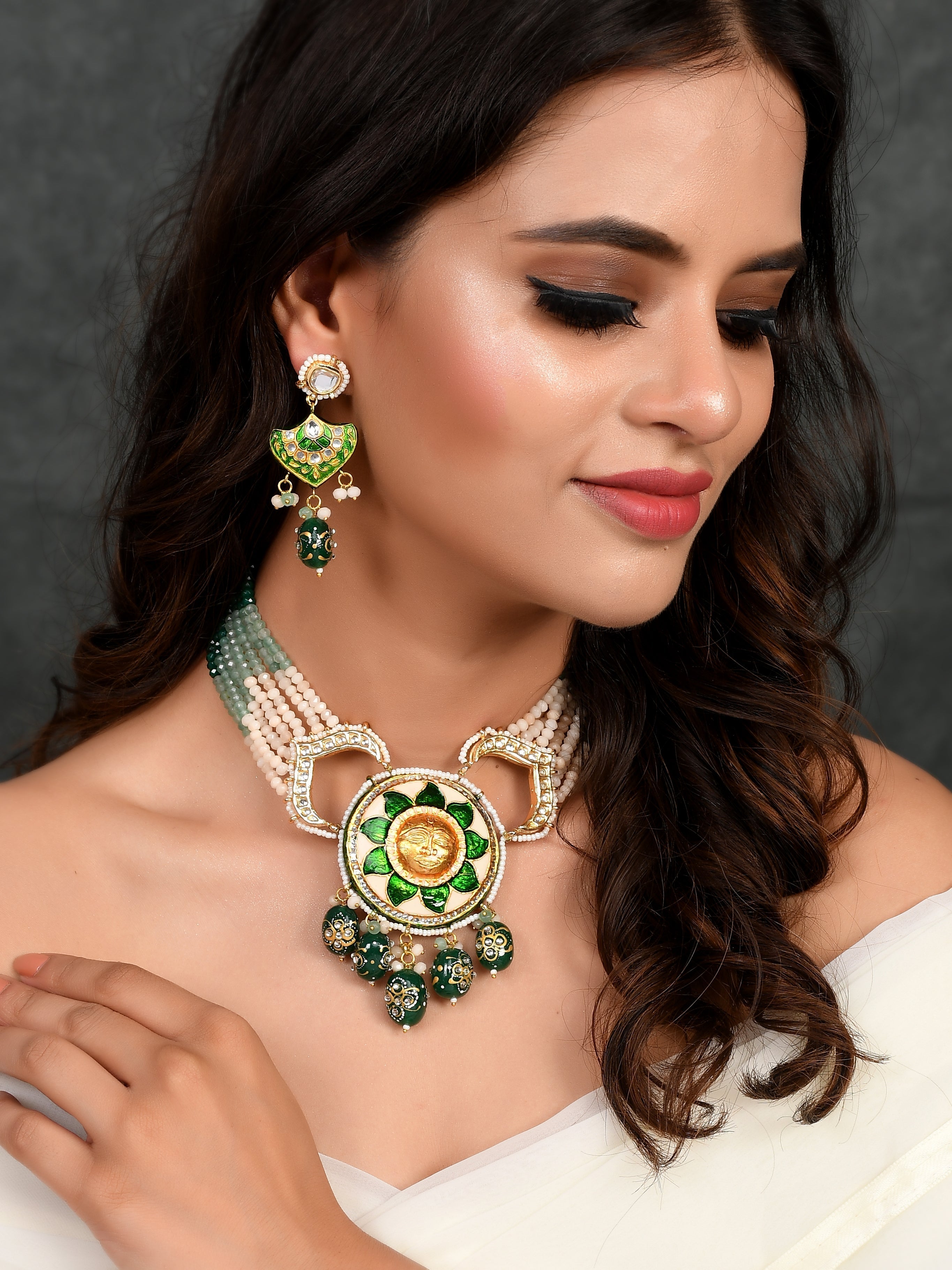 Truly Royal Whole Beautiful Choker Necklace Set