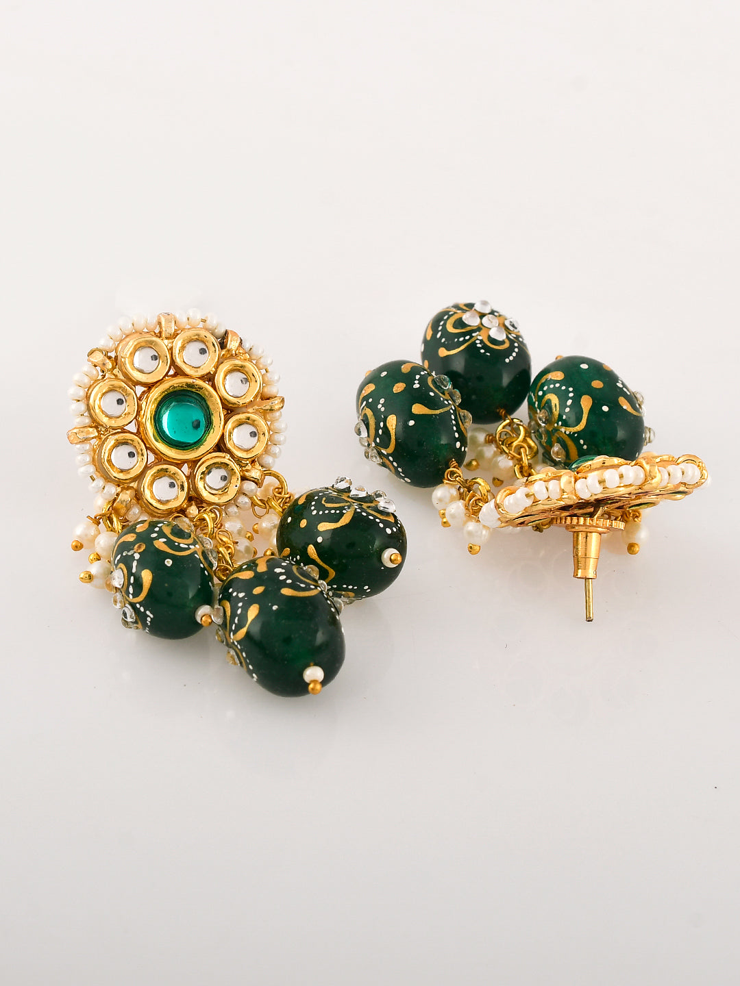 Dastoor Kundan Handpaitning Stone Choker Set